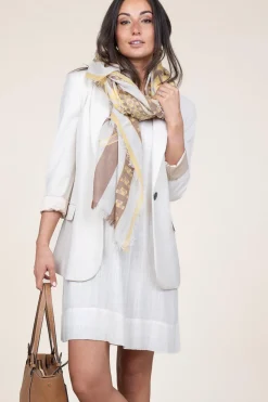 Best Sale Moment Amsterdam Jacquard Soft Scarf Lizzy | Camel... | | Little Soho