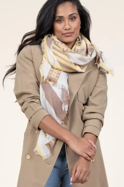 Best Sale Moment Amsterdam Jacquard Soft Scarf Lizzy | Camel... | | Little Soho