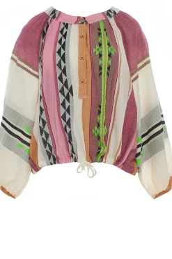 Hot Devotion Jacquard Top Kassiani | Pink... | | Little Soho