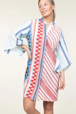 Shop Devotion Jacquard Tunic Dress Sandra | Blue... | | Little Soho