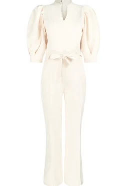 Best Aaiko Jumpsuit With Bow Belt Hellen | Natural... | | Little Soho