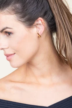 Store Mimi et Toi 18K Gold Plated Ear Cuff Cyril | Gold... | | Little Soho