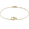 Store Just Franky 14K Gold Vintage Open Hearts Bracelet | Gold... | | Little Soho