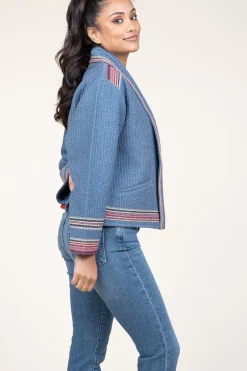 Cheap ba&sh Kimono Jacket Ciago | Blue... | | Little Soho