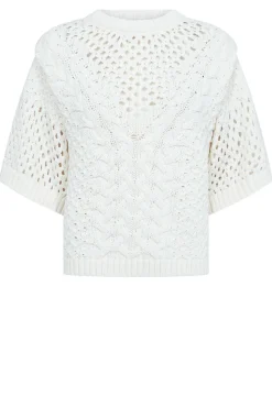 Shop Copenhagen Muse Knitted Boxy Sweater Evie | Natural... | | Little Soho
