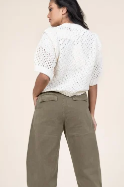 Shop Copenhagen Muse Knitted Boxy Sweater Evie | Natural... | | Little Soho