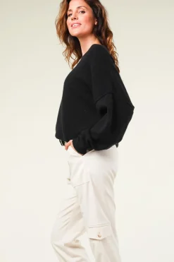 Fashion American Vintage Knitted Sweater Damsville | Black... | | Little Soho