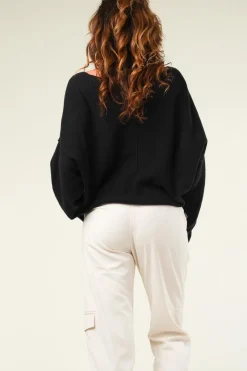 Fashion American Vintage Knitted Sweater Damsville | Black... | | Little Soho