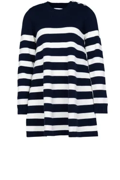 Store ba&sh Knitted Tunic Dress Marantonia | Blue... | | Little Soho