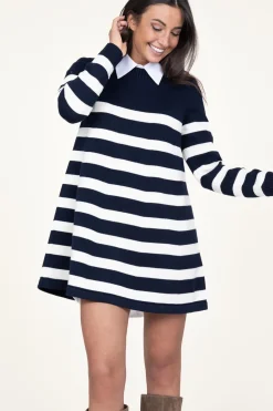 Store ba&sh Knitted Tunic Dress Marantonia | Blue... | | Little Soho