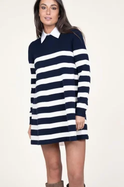 Store ba&sh Knitted Tunic Dress Marantonia | Blue... | | Little Soho