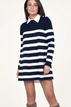 Store ba&sh Knitted Tunic Dress Marantonia | Blue... | | Little Soho