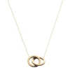 Fashion Just Franky 14Kt Golden Necklace Iconic Double Open Circle 40 Cm | Gold... | | Little Soho