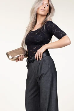 Cheap ba&sh Lace Body Lulu | Black... | | Little Soho