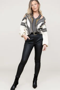 Online STUDIO AR Lamb Leather Stretch Leggings Eden | Black... | | Little Soho