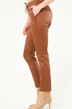 Best Sale STUDIO AR Lambskin Stretch Jogger Naomi | Camel... | | Little Soho