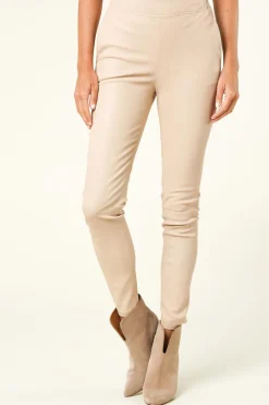 Outlet Dante 6 Lambskin Stretch Leggings Lebon | Natural | | Little Soho