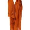 Flash Sale Moment Amsterdam Large Soft Wool Blend Scarf Lilly | Orange... | | Little Soho
