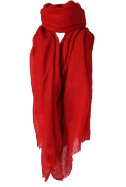 Best Moment Amsterdam Large Soft Wool Blend Scarf Lilly | Red... | | Little Soho