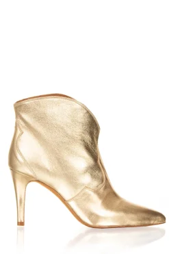 Cheap Toral Leather Ankle Boots Soraya | Gold... | | Little Soho