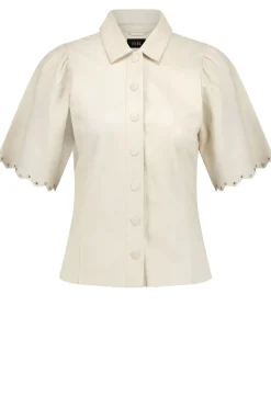 Cheap Ibana Leather Blouse With Studs Tanra | Natural... | | Little Soho
