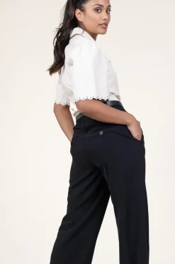 Cheap Ibana Leather Blouse With Studs Tanra | Natural... | | Little Soho