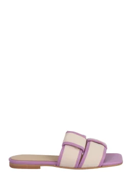 Best 45374 Leather Flip-Flops Jackie | Purple... | March23 | Little Soho