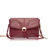 Sale Vanessa Bruno Leather Schoudertas Othilia Small | Bordeaux... | | Little Soho
