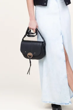 Outlet Vanessa Bruno Leather Shoulder Bag Havane | Black... | | Little Soho