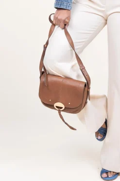 Clearance Vanessa Bruno Leather Shoulder Bag Havane | Camel... | | Little Soho