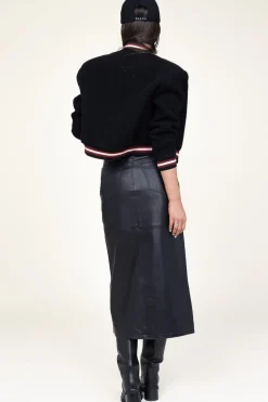 Hot Co'Couture Leather Skirt Phoebe | Black... | | Little Soho