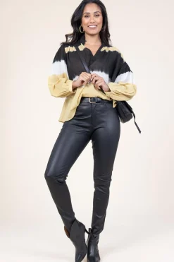 Store Ibana Leather Stretch Pants Passion | Black... | | Little Soho