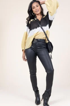 Store Ibana Leather Stretch Pants Passion | Black... | | Little Soho