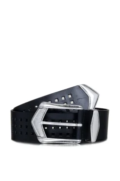 Shop IRO Leather Waist Belt Octa | Black... | | Little Soho