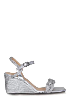 Store Castaner Leather Wedges Brielle | Silver... | | Little Soho