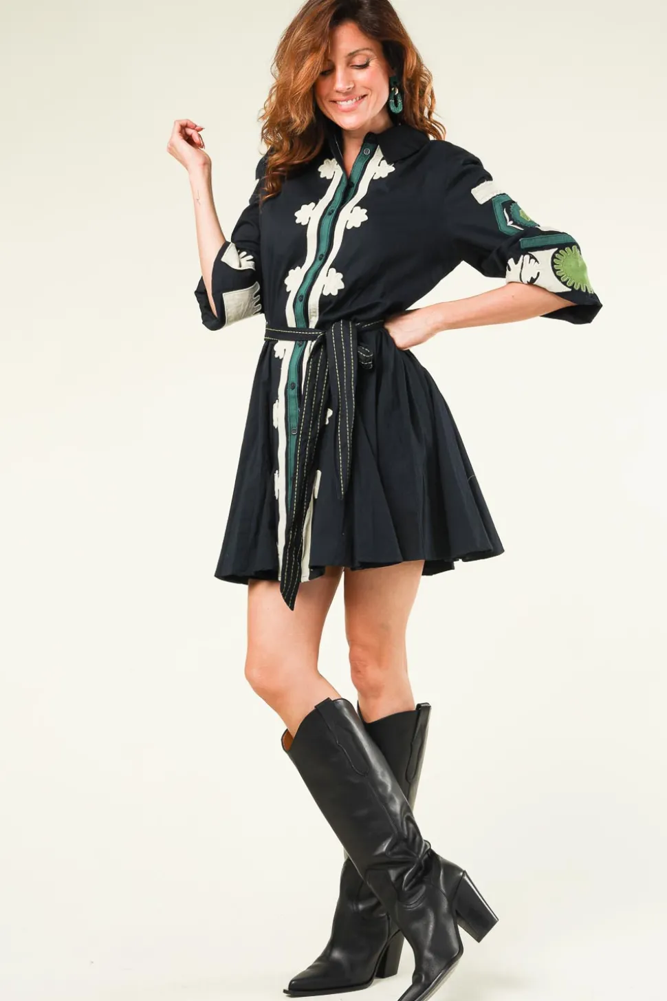 Cheap Toral Leather Western Boots Ana | Black... | | Little Soho