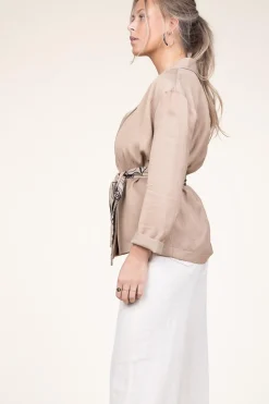 Cheap Kocca Linen Blend Jacket Erianna | Beige... | | Little Soho