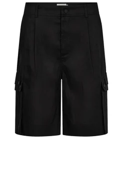 Best Sale Copenhagen Muse Linen Cargo Short Natuli | Black... | | Little Soho
