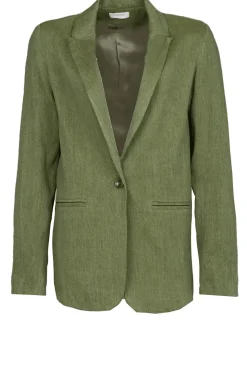 Best Sale Louizon Linen Mix Blazer Nadjo | Green... | | Little Soho