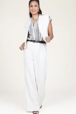 Flash Sale Stella Forest Linen Mix Blouse Fiorella | Black... | | Little Soho