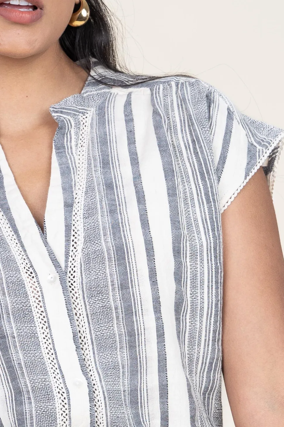 Flash Sale Stella Forest Linen Mix Blouse Fiorella | Black... | | Little Soho