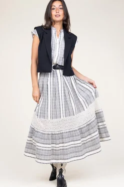 Cheap Stella Forest Linen Mix Maxi Skirt Fiorella | Black... | | Little Soho