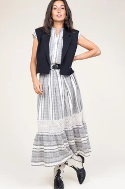 Cheap Stella Forest Linen Mix Maxi Skirt Fiorella | Black... | | Little Soho