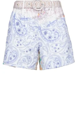 Hot Est'Seven Linen Patchwork Short Trinity | Multi... | | Little Soho