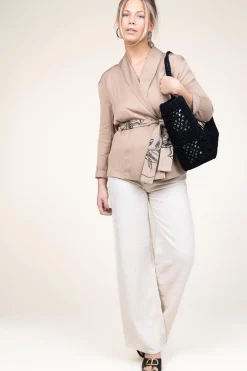 Best Lois Jeans Linen Trousers Skater | Ecru... | | Little Soho