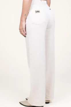 Best Lois Jeans Linen Trousers Skater | Ecru... | | Little Soho