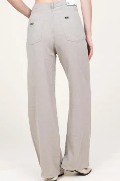 Cheap Lois Jeans Linen Trousers Skater | Taupe... | | Little Soho