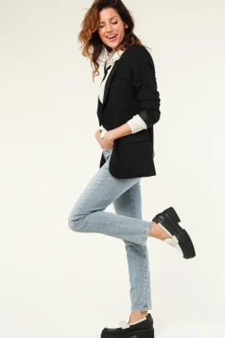 Discount Nubikk Loafers With Gold Colored Logo Frankie | Black... | | Little Soho