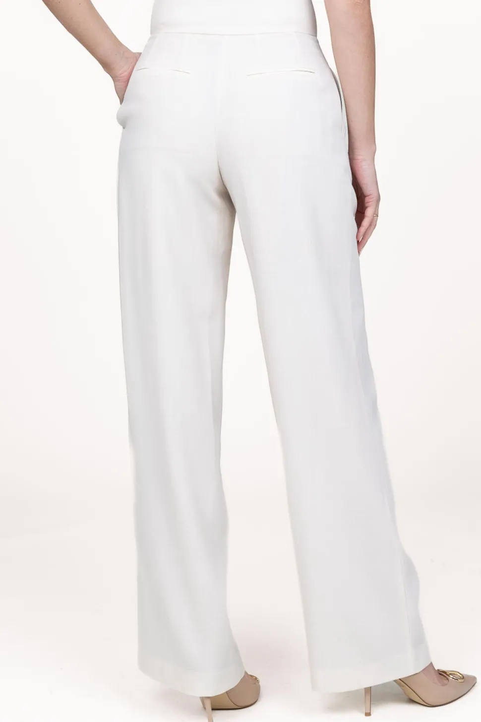 Cheap IRO Loose Fitted Trousers Kairi | Natural... | | Little Soho