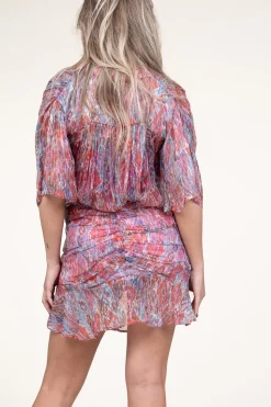 Best Berenice Lurex Skirt Jali | Pink... | | Little Soho